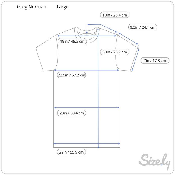 Greg Norman Large Black Heather T-Shirt With Colorful Shark Logo NWT - Picture 2 of 4